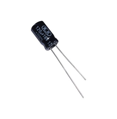 خازن الکترولیتی 120uF / 16V