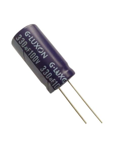 خازن الکترولیتی 330uF / 100V-G.LUXON