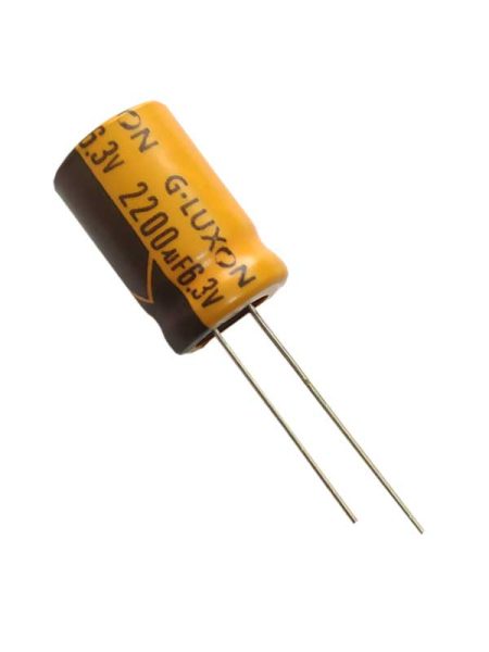 خازن الکترولیتی 2200uF / 6.3V-LUXON