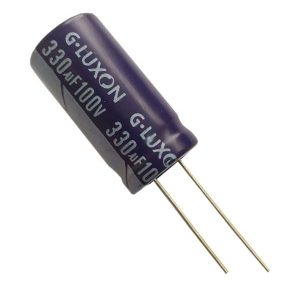 خازن الکترولیتی 330uF / 100V-G.LUXON